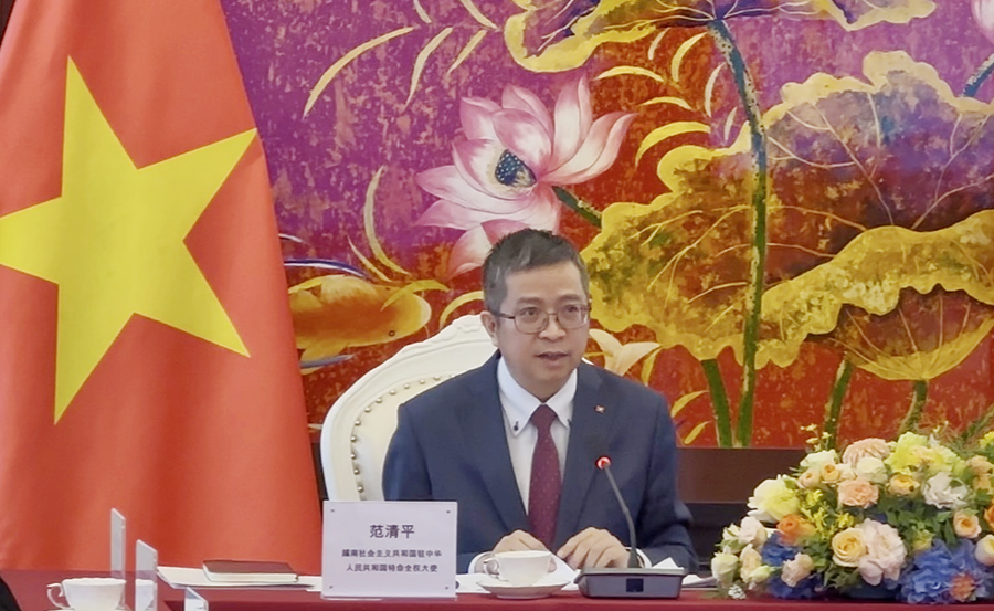 越南驻华大使范清平：越中两国绿色合作将取得更多务实成果